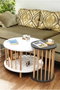 Hanah Home Peka-Set108 Blanco y Antracita